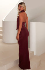 Sugar High Maxi Dress Burgundy
