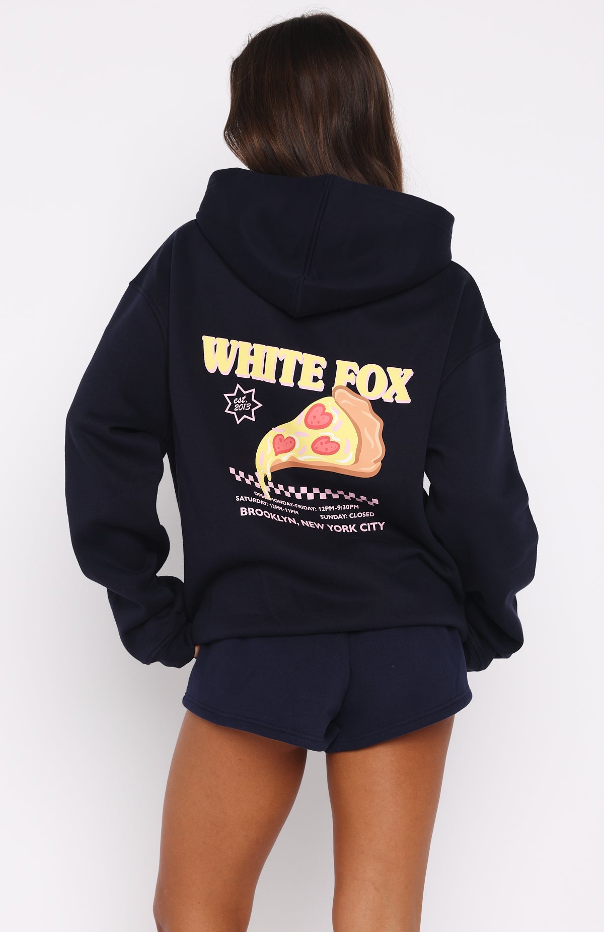 Sweeter Nights Oversized Hoodie Navy