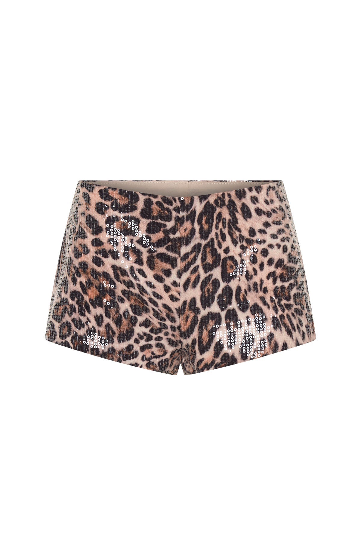 Think Of You Forever Sequin Mini Shorts Kalahari Desert