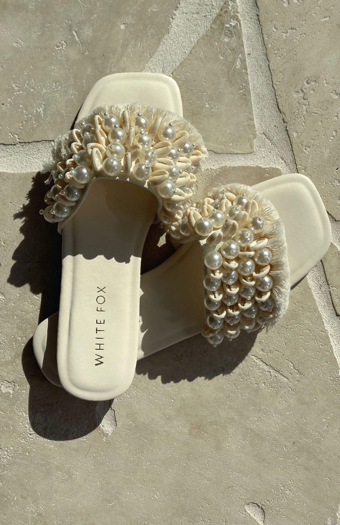 Valentina Sandals Cream