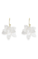 Vivian Earrings White/Gold