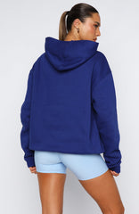 Winning Team Oversized Hoodie Electric Blue