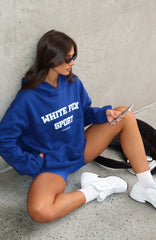 Winning Team Oversized Hoodie Electric Blue