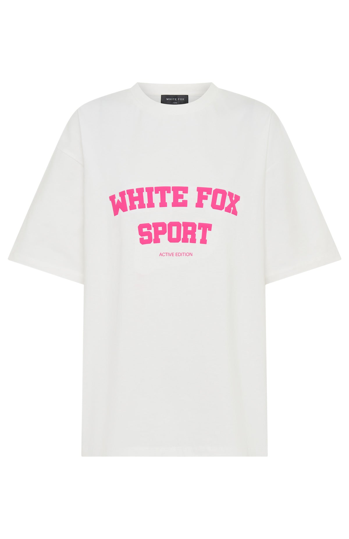 Winning Team Oversized Tee White/Bubblegum