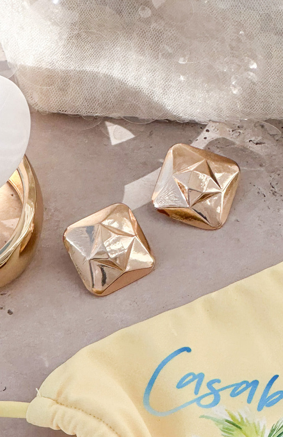 You're So Golden Earrings Gold