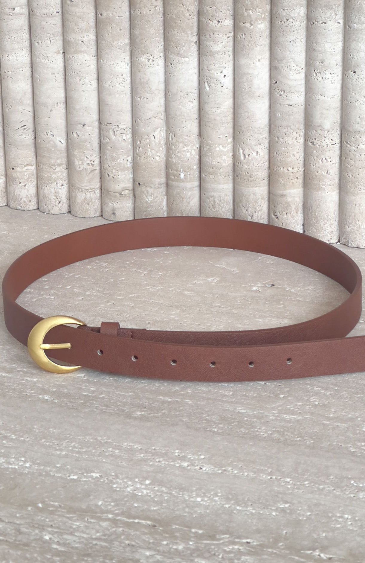 Titan Belt Burnt Caramel/Vintage Gold