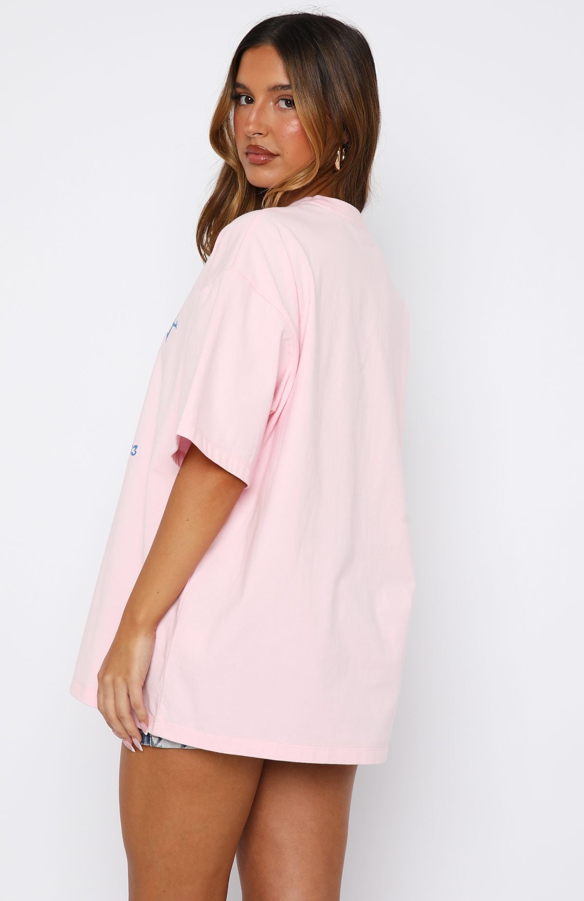 Make It Spicy Oversized Tee Pink